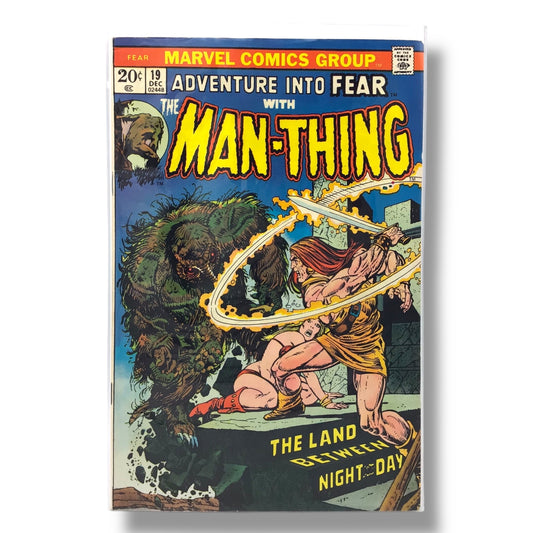 Adventure Into Fear #19 | MAN-THING | 1st Appearance of Howard the Duck | Marvel Comics | December 1973