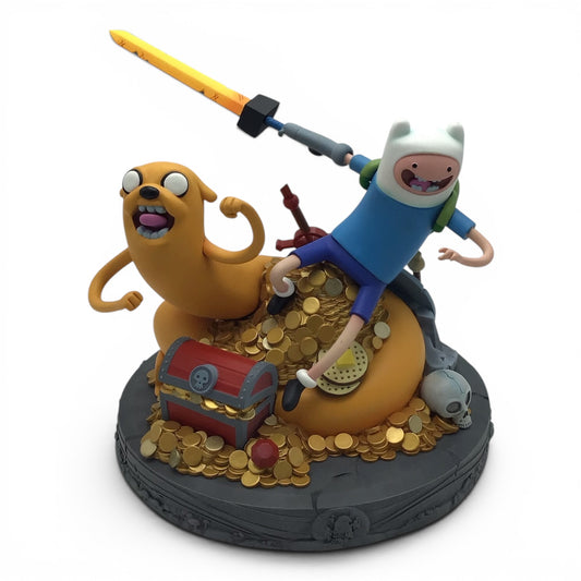 Adventure Time Jake & Finn 13.5" Polystone Statue (No Box) - Mondo