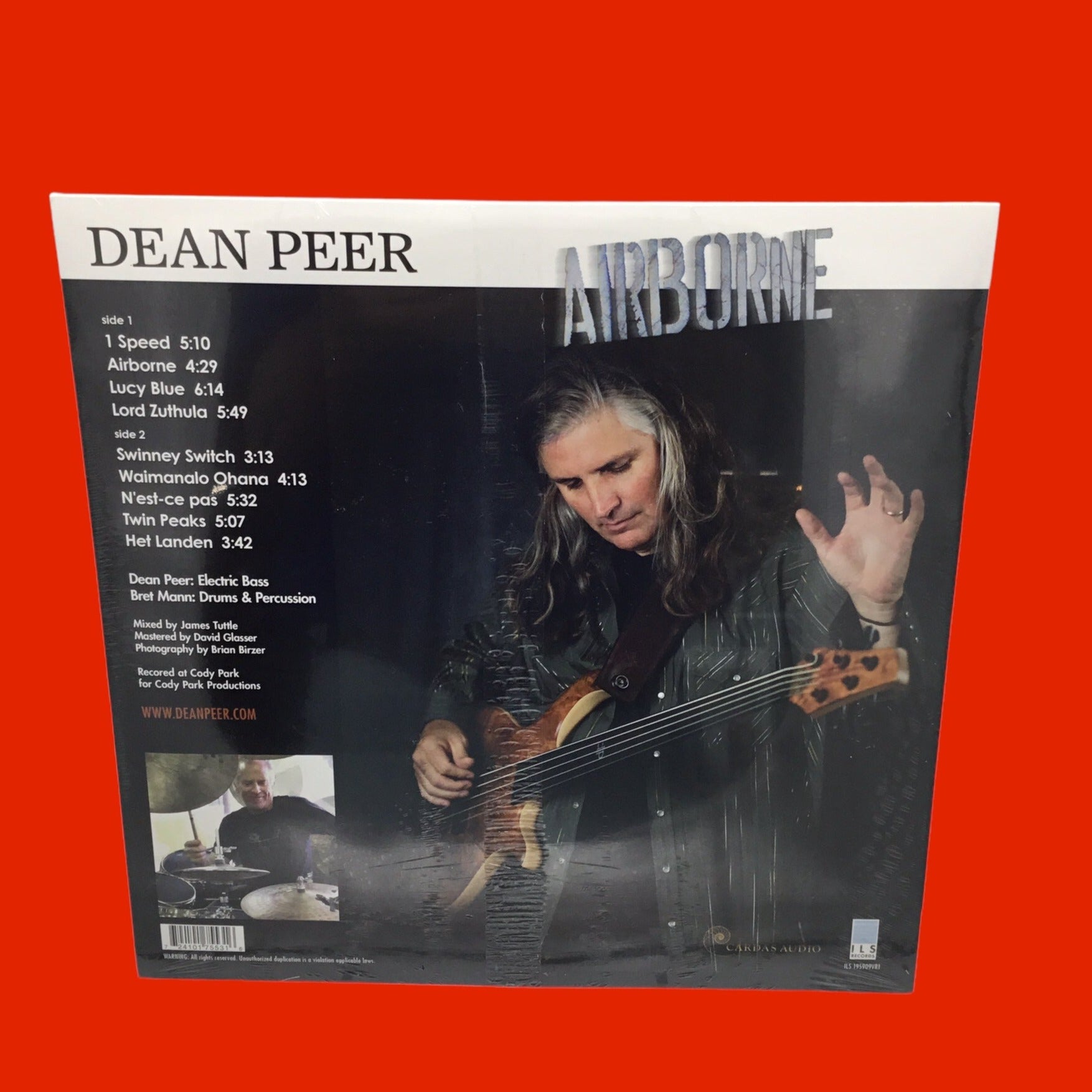 Airborne by Dean Peer (Record, 2013) SEALED Vinyl JAZZ BASS