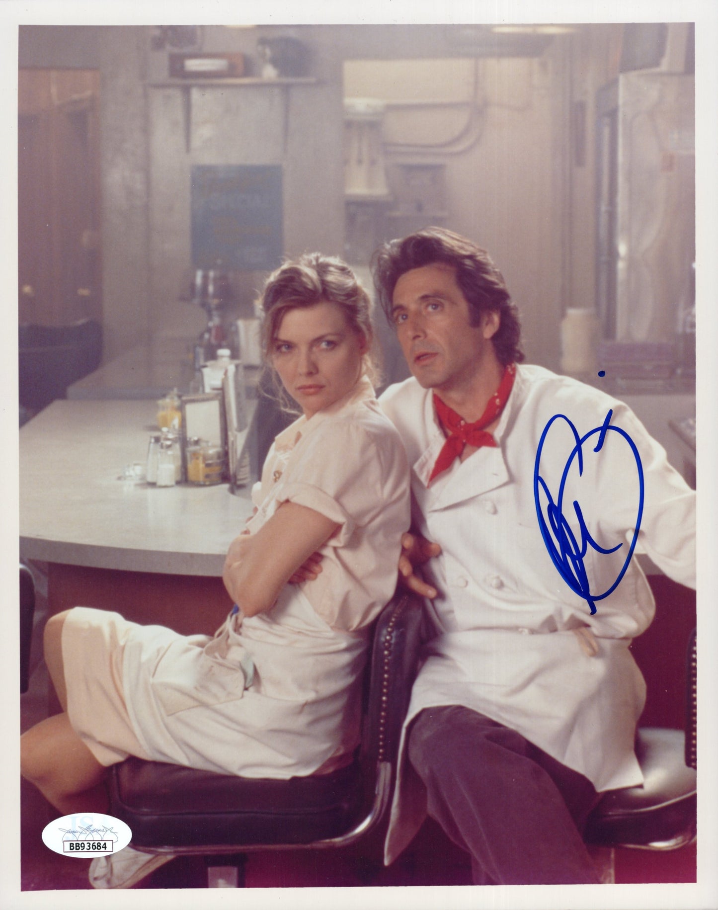 Al Pacino Signed Photo 8x10, Autograph in Frankie & Johnny, JSA & PSA LOA