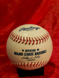 Alan Dystra Guaranteed Authentic Autographed Baseball