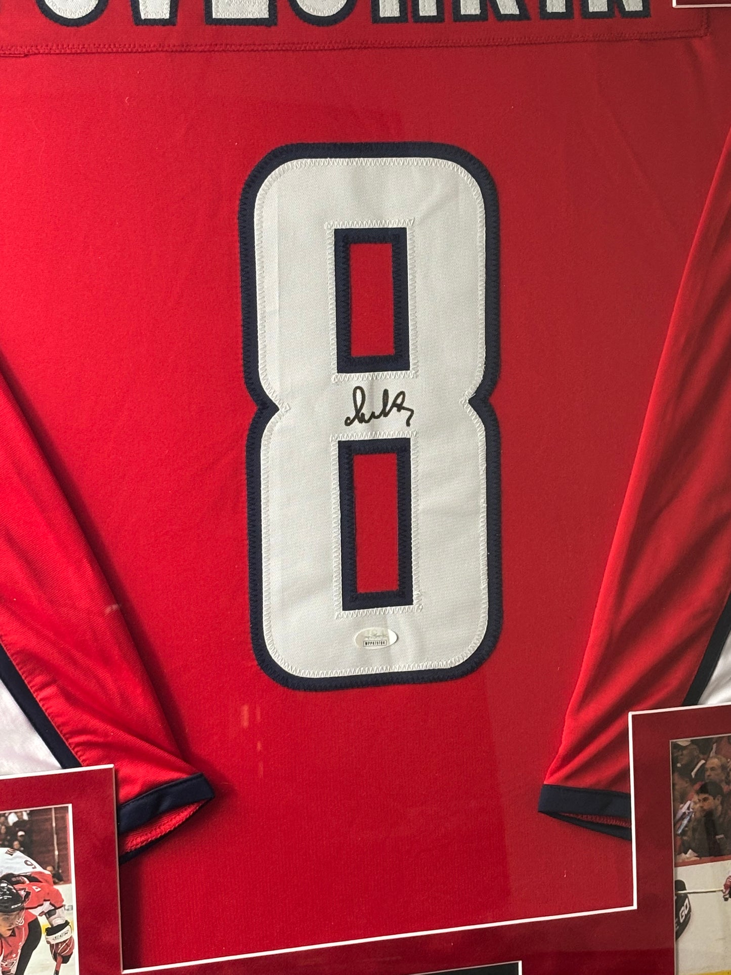 Alexander Ovechkin Autographed & Framed Jersey w/ JSA Authentication