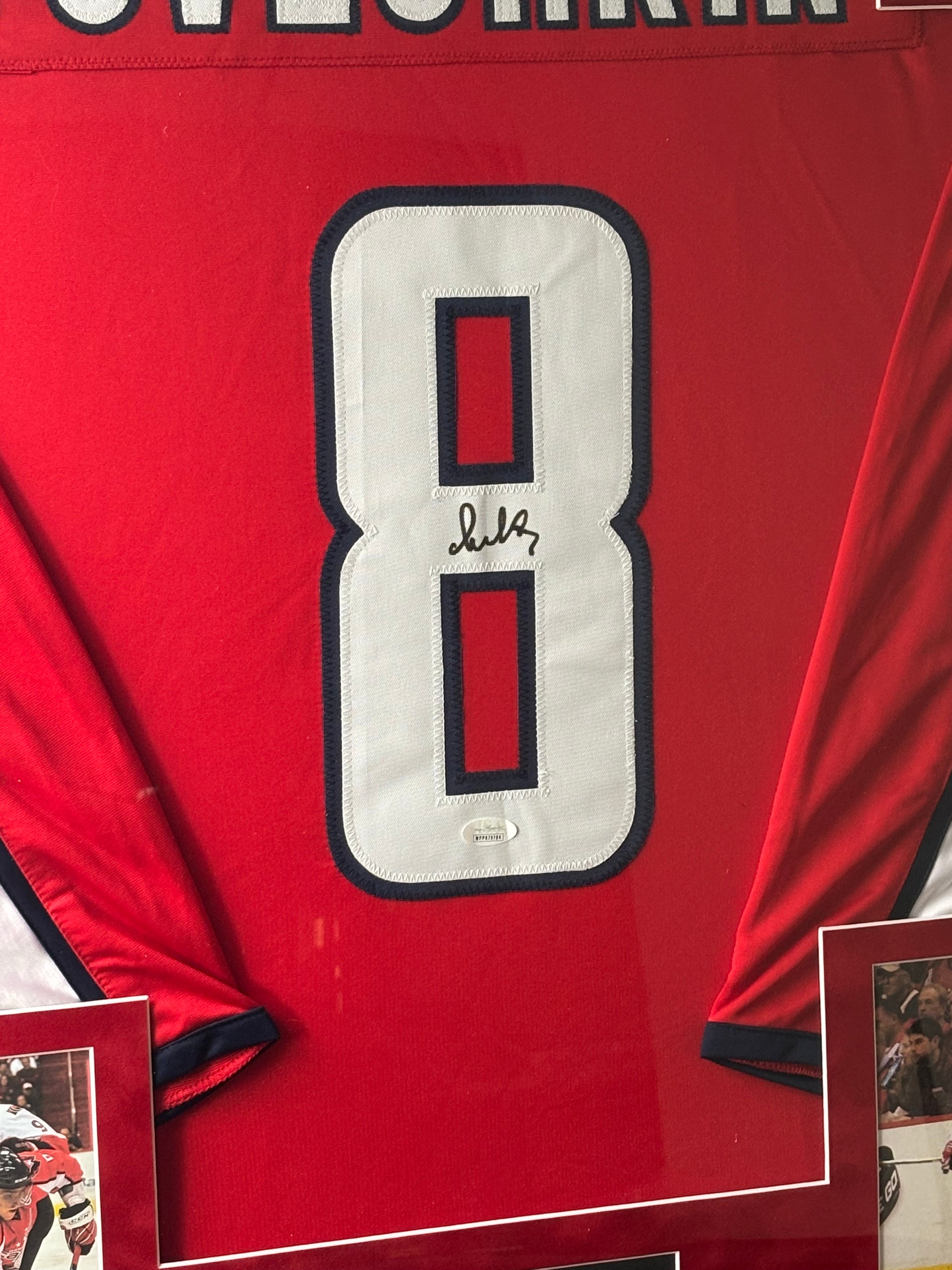 Alexander Ovechkin Autographed & Framed Jersey w/ JSA Authentication