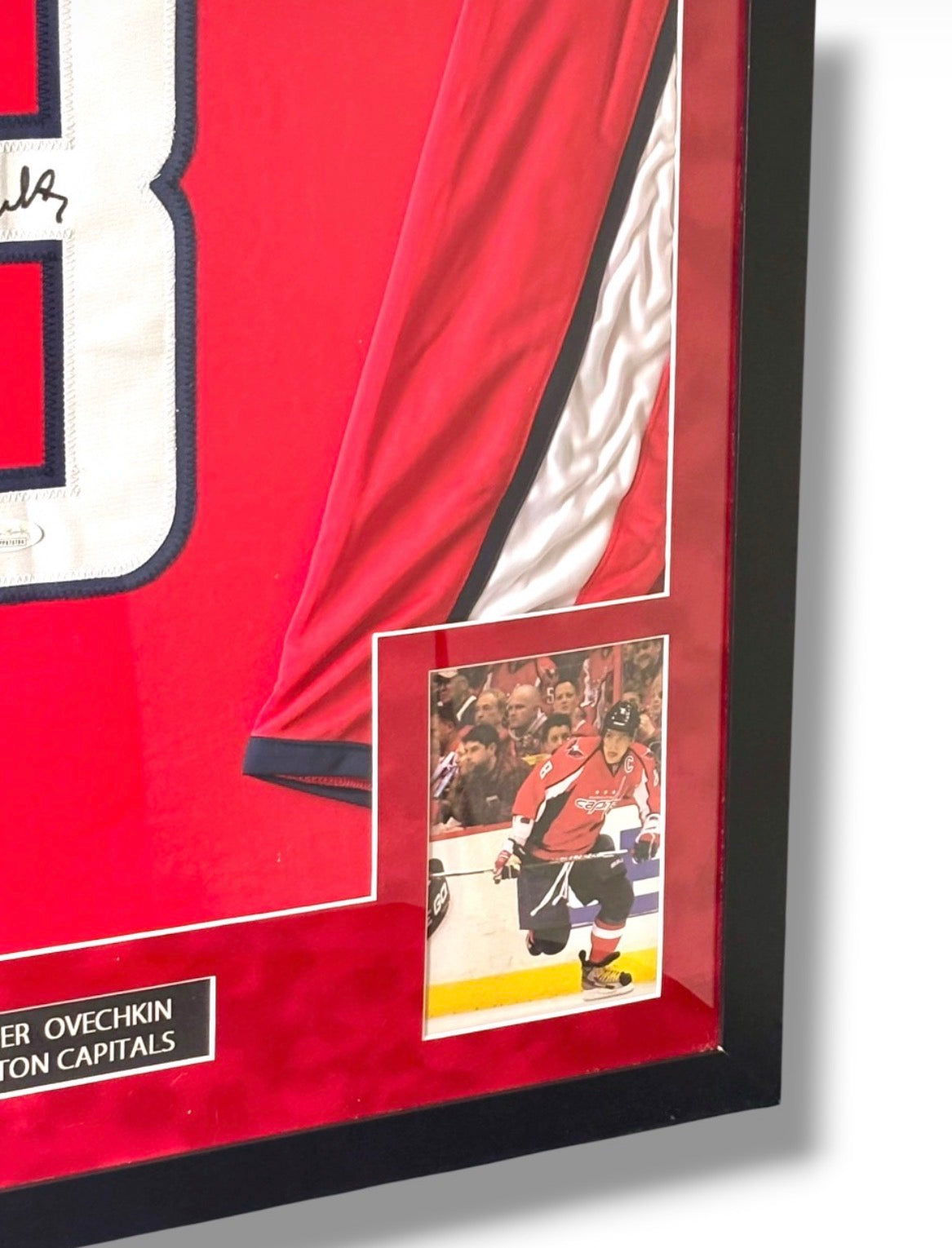 Alexander Ovechkin Autographed & Framed Jersey w/ JSA Authentication