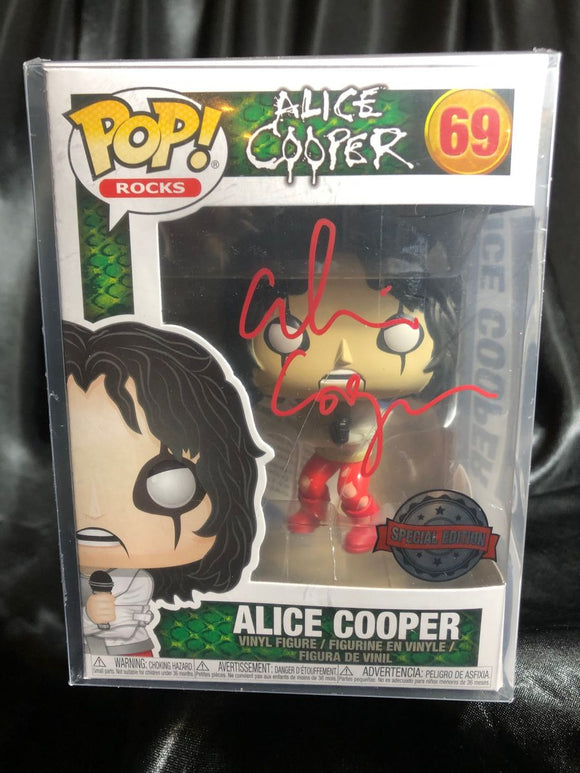 Alice Cooper #69 autographed Pop