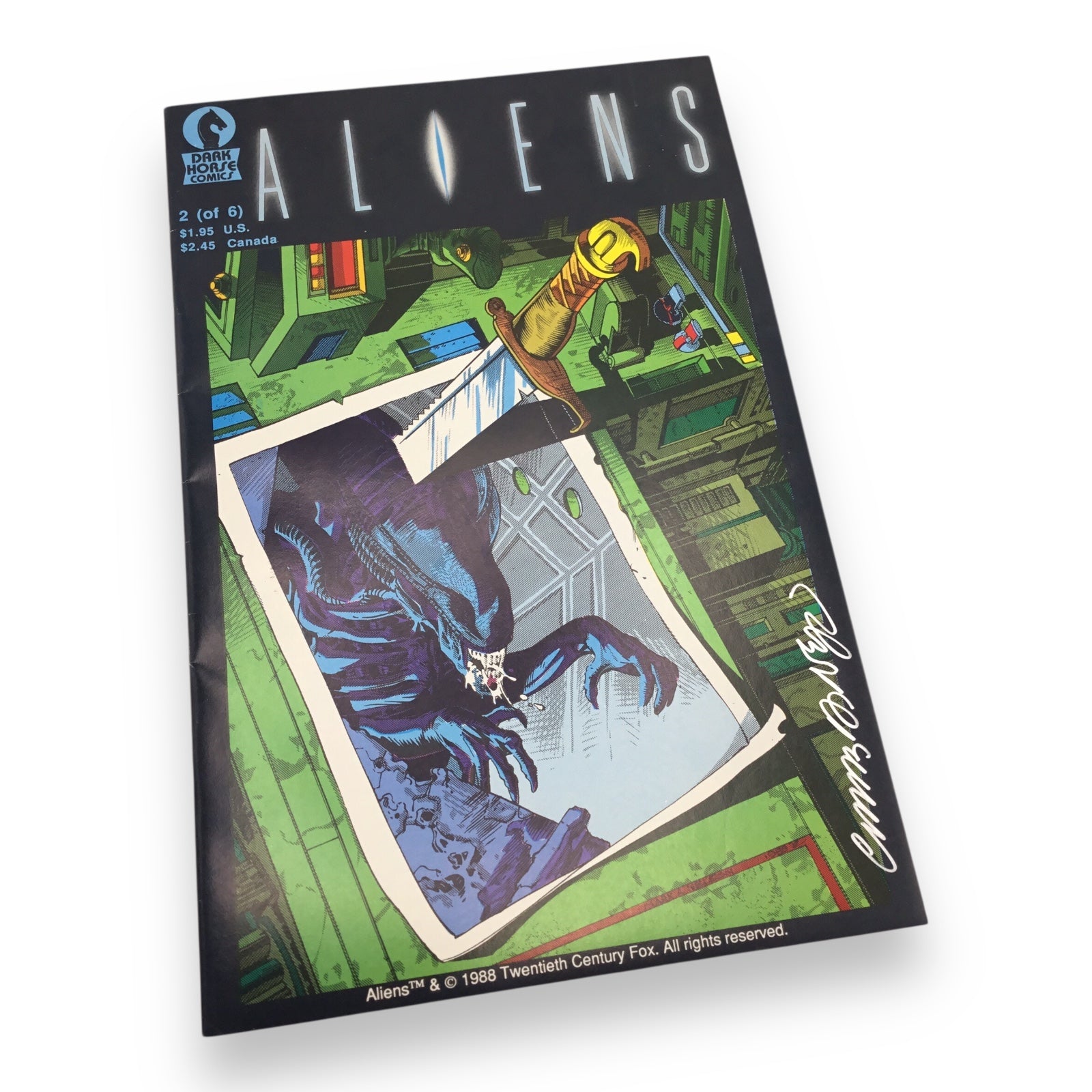 Aliens #1–6 Complete Set (1988, Dark Horse Comics) Signed by Mark A. Nelson (Except #6)