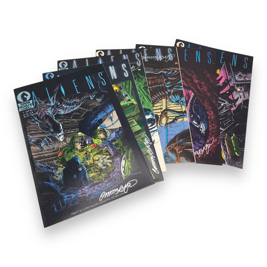 Aliens #1–6 Complete Set (1988, Dark Horse Comics) Signed by Mark A. Nelson (Except #6)