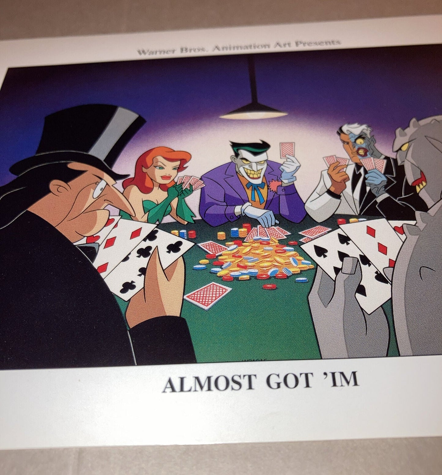 "Almost Got 'im" Batman the Animated Series Framed Art