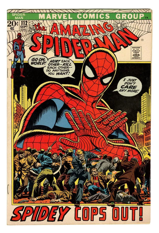 Amazing Spiderman #112 (1972) - Spidey Cops Out!