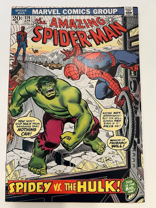 Amazing Spiderman #119 (1973) - Spidey VS The Hulk!