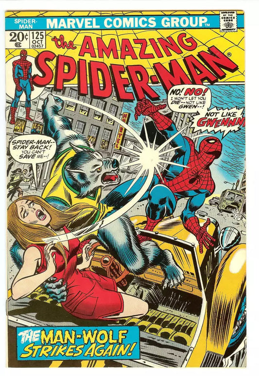 Amazing Spiderman #125 (1973) - The Man-Wolf Strikes Again!