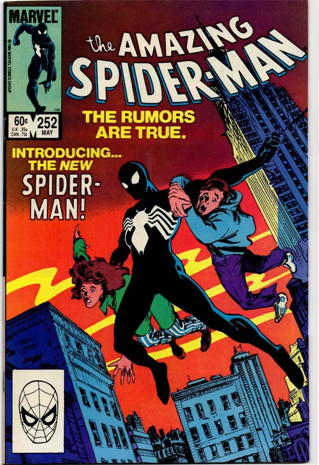 Amazing Spiderman #252 (1984) - 1st Appearance of the Black Spiderman Suit!