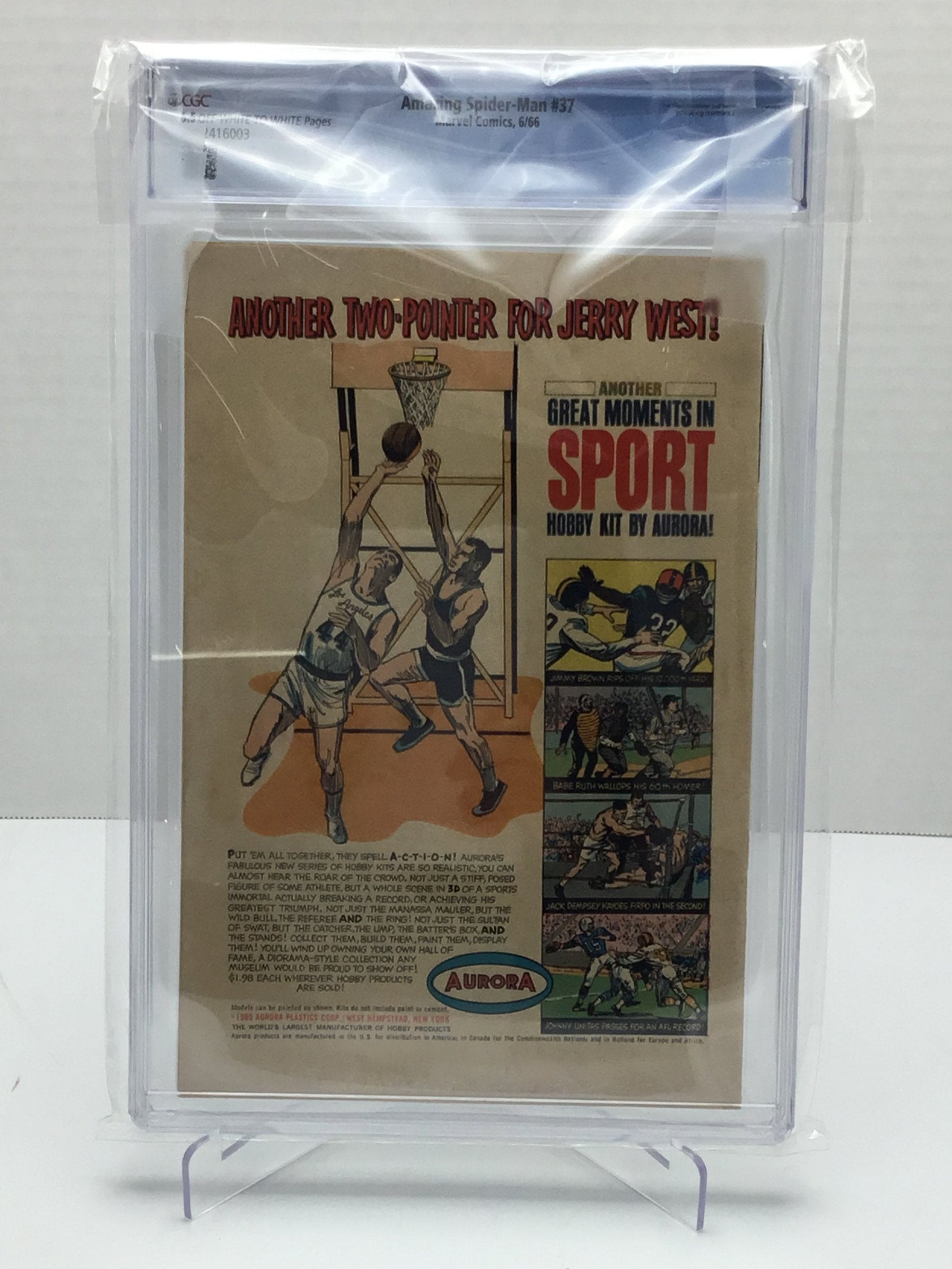 Amazing Spiderman #37 (1966) - CGC 6.5 - Once Upon A Time...There Was A Robot!