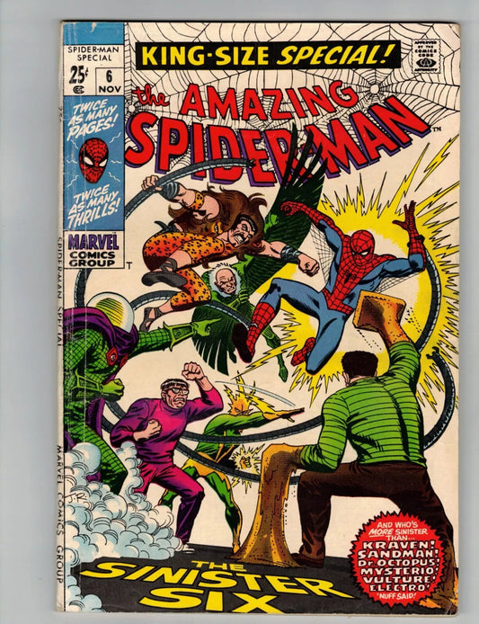 Amazing Spiderman #6 (1963) - Annual King-Size Special, The Sinister Six!