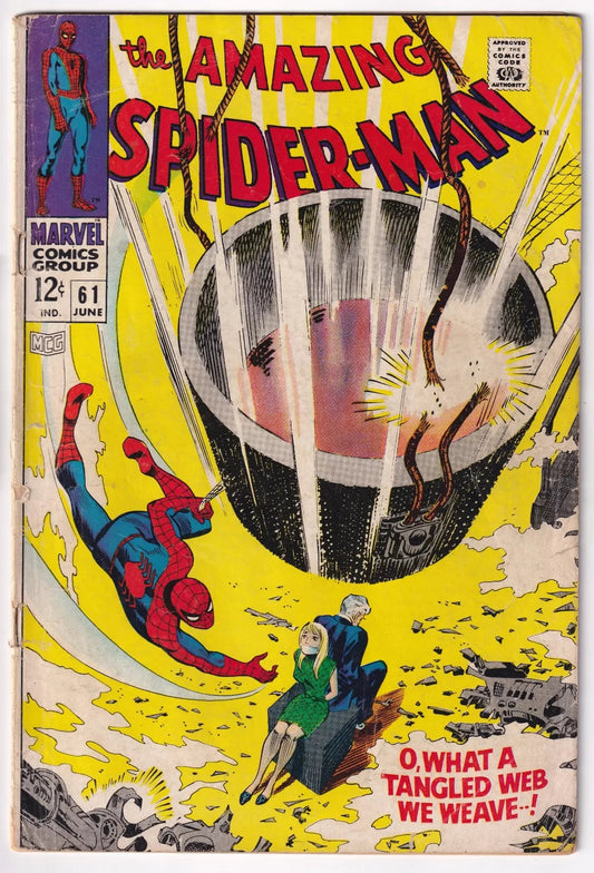 Amazing Spiderman #61 (1968) - First Gewn Stacy Cover!