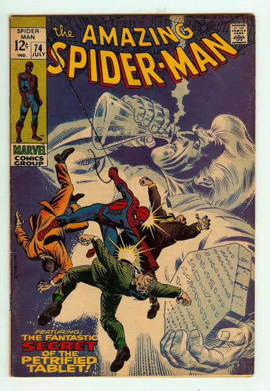 Amazing Spiderman #74 (1969) - The Fantastic Secret of the Petrified Tablet!