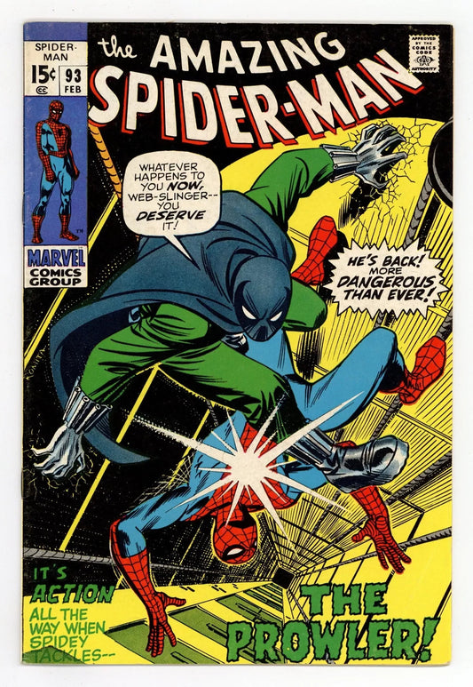 Amazing Spiderman #93 (1971) - The Prowler!