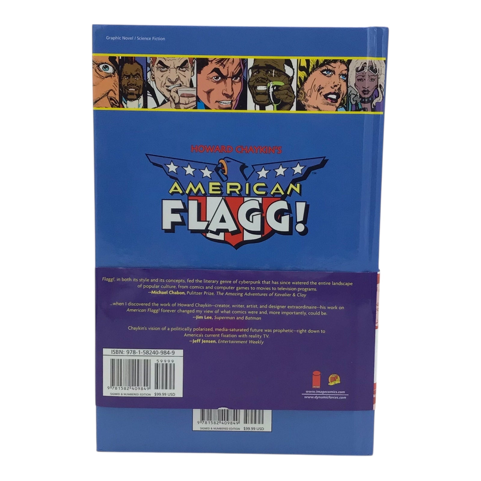 American Flagg! Vol. 1 – Hardcover (Signed Limited Edition #490/750, w/ Dust Jacket) by Howard Chaykin