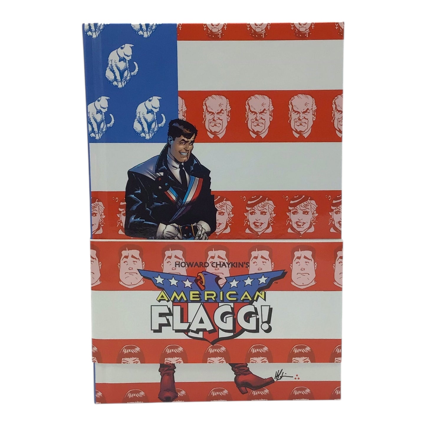 American Flagg! Vol. 1 – Hardcover (Signed Limited Edition #490/750, w/ Dust Jacket) by Howard Chaykin