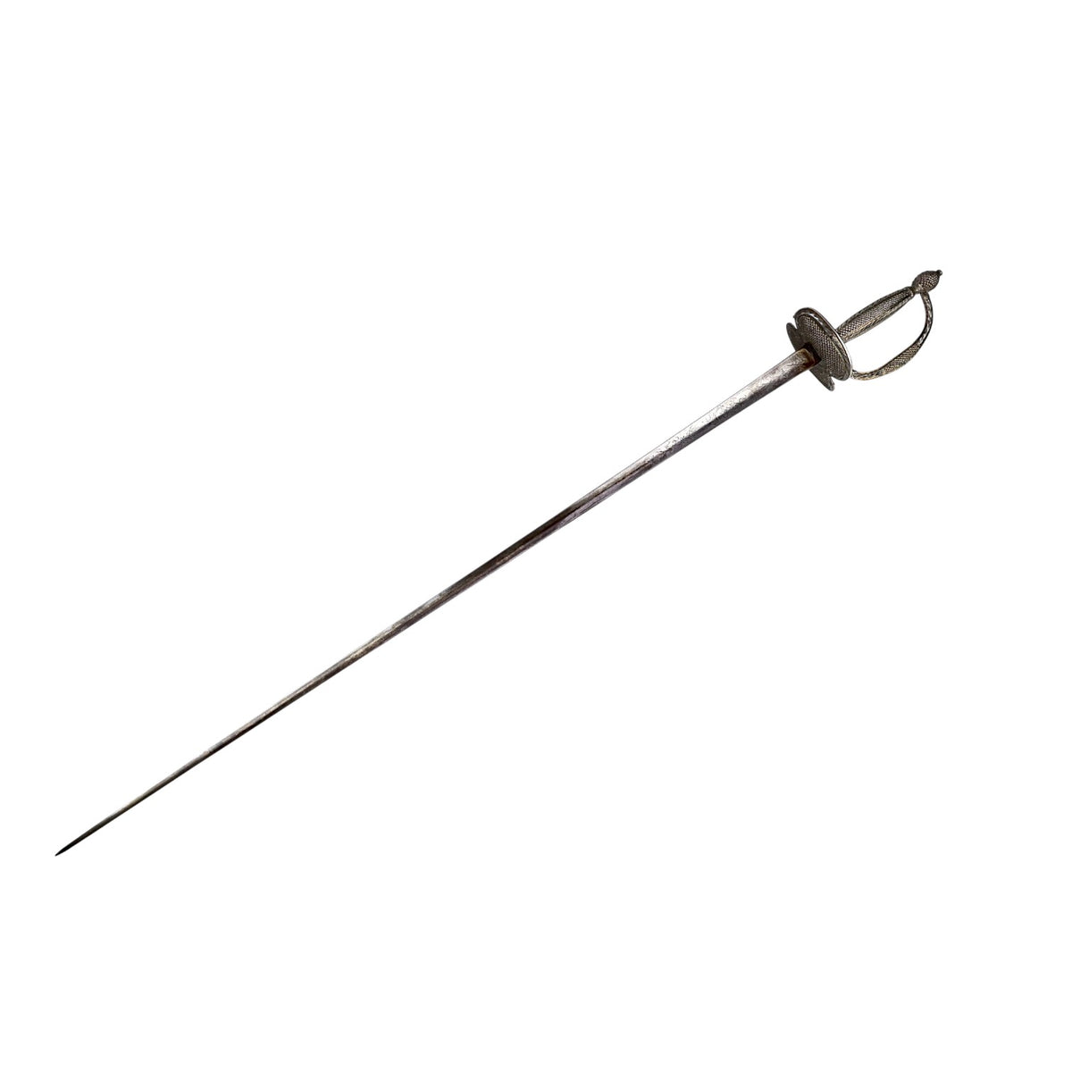American Revolution Silver-Hilted French Officer’s Small Sword Dress Rapier C1750-1760