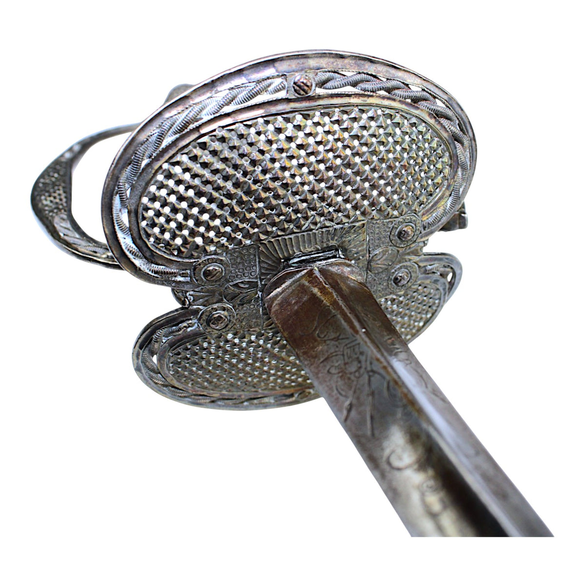 American Revolution Silver-Hilted French Officer’s Small Sword Dress Rapier C1750-1760