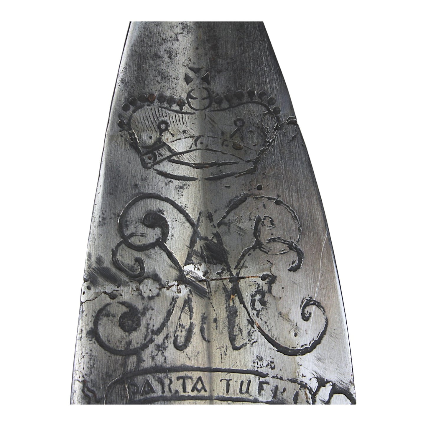 American Revolutionary War Brunswick Officer Spontoon with “PARTA TUERI” Motto | Museum Grade Relic!