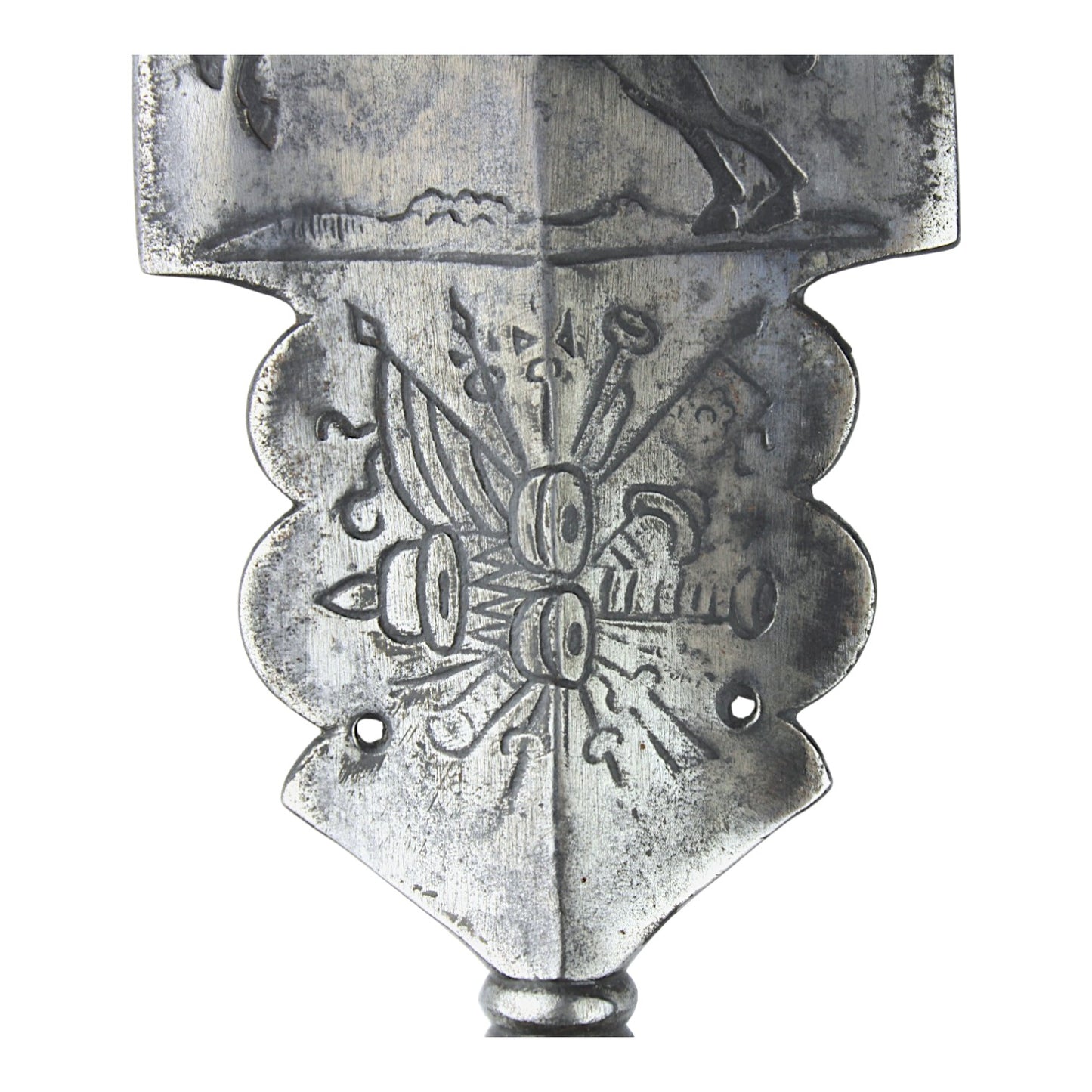 American Revolutionary War Brunswick Officer Spontoon with “PARTA TUERI” Motto | Museum Grade Relic!
