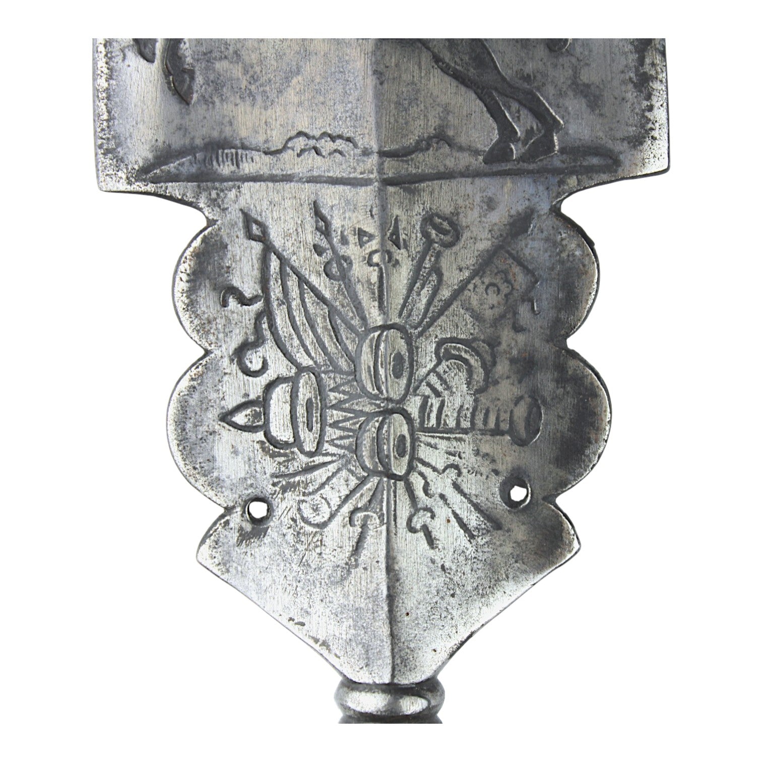 American Revolutionary War Brunswick Officer Spontoon with “PARTA TUERI” Motto | Museum Grade Relic!