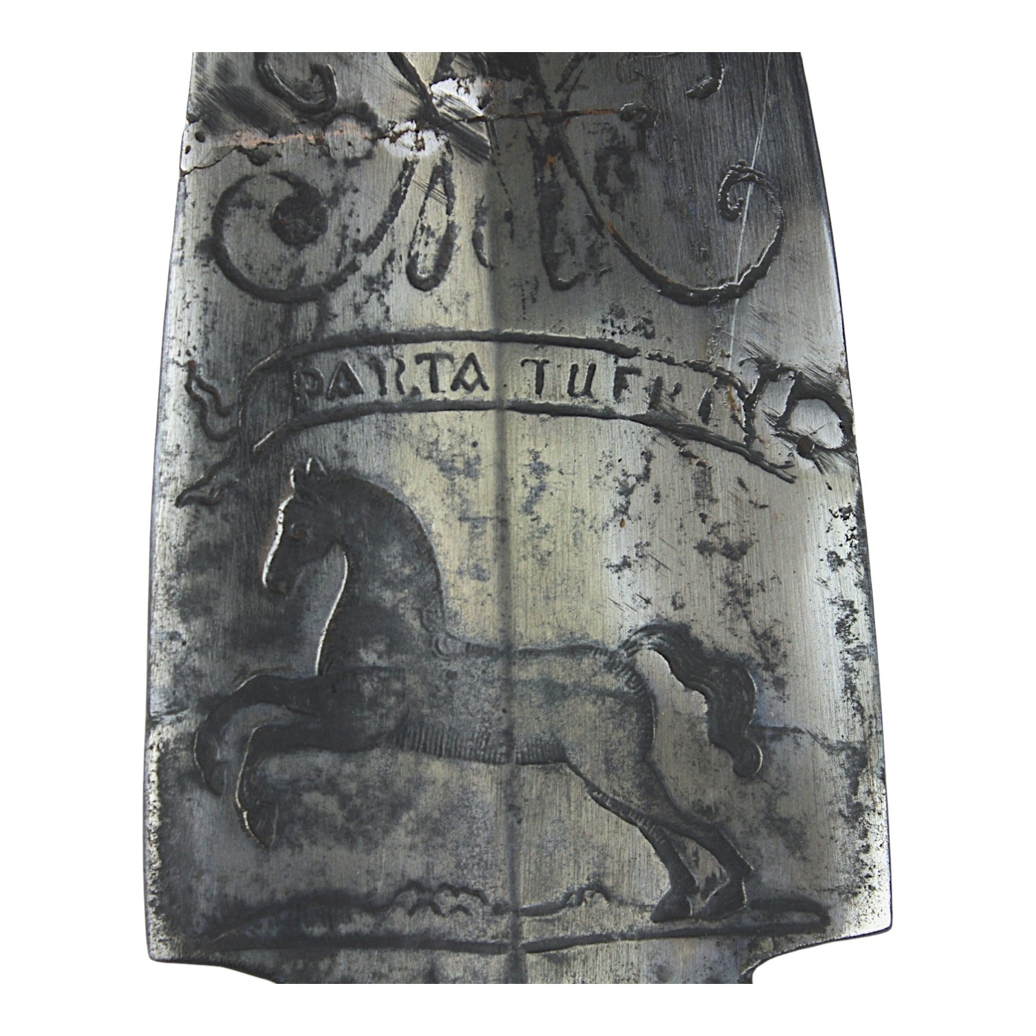 American Revolutionary War Brunswick Officer Spontoon with “PARTA TUERI” Motto | Museum Grade Relic!