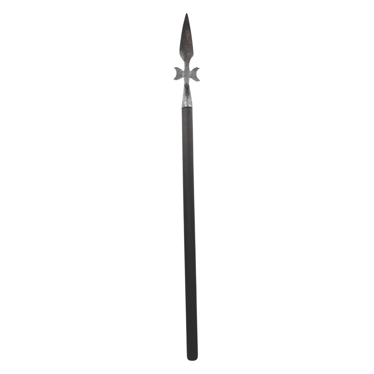 American Revolutionary War Era 18th Century Spontoon Head possibly French C. 1690 – 1750 on Later Pole