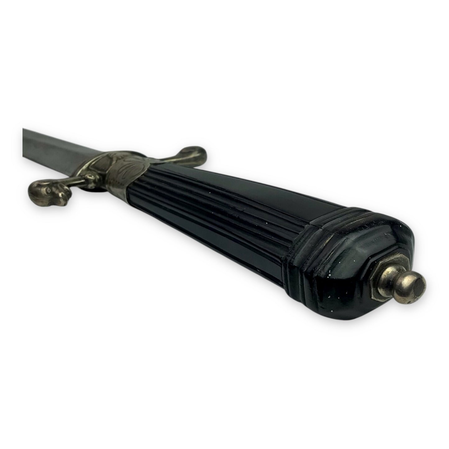 American Revolutionary War-Era French Hunting Sword - Silver Hilt