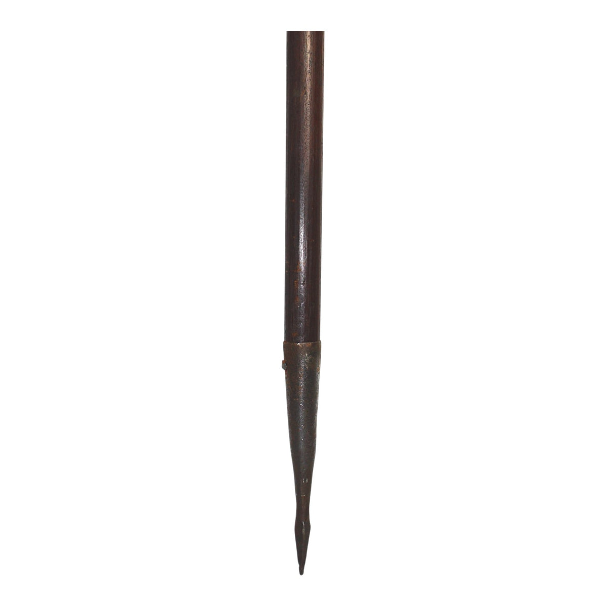 American Revolutionary War Era Massive Spontoon Spear Polearm with Axe-Form Ricasso
