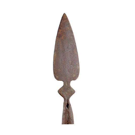 American Revolutionary War Era Spontoon with Large Original Metal Butt Cone