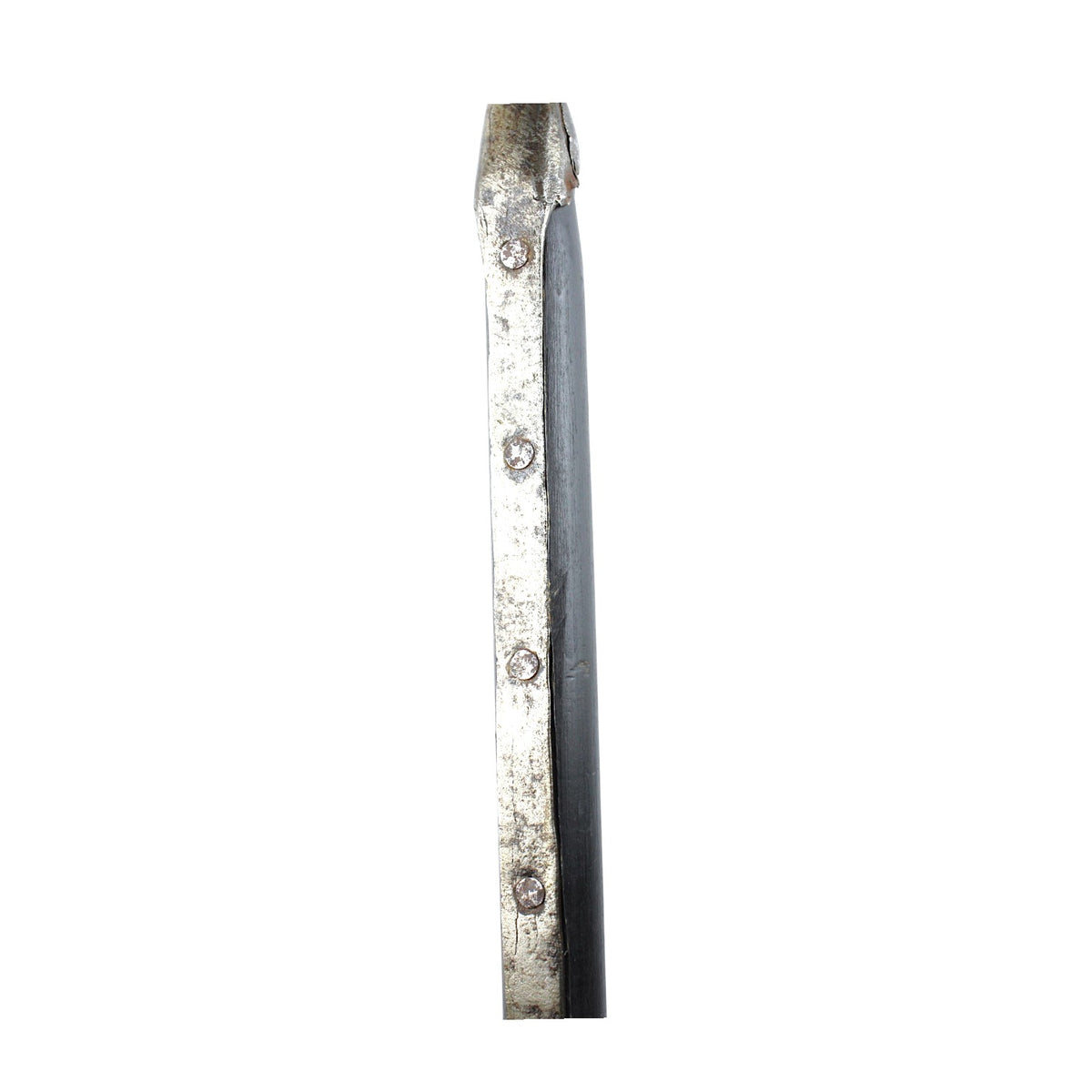 American Revolutionary War Spear Point Polearm with Crossguard & “BOL” Initials