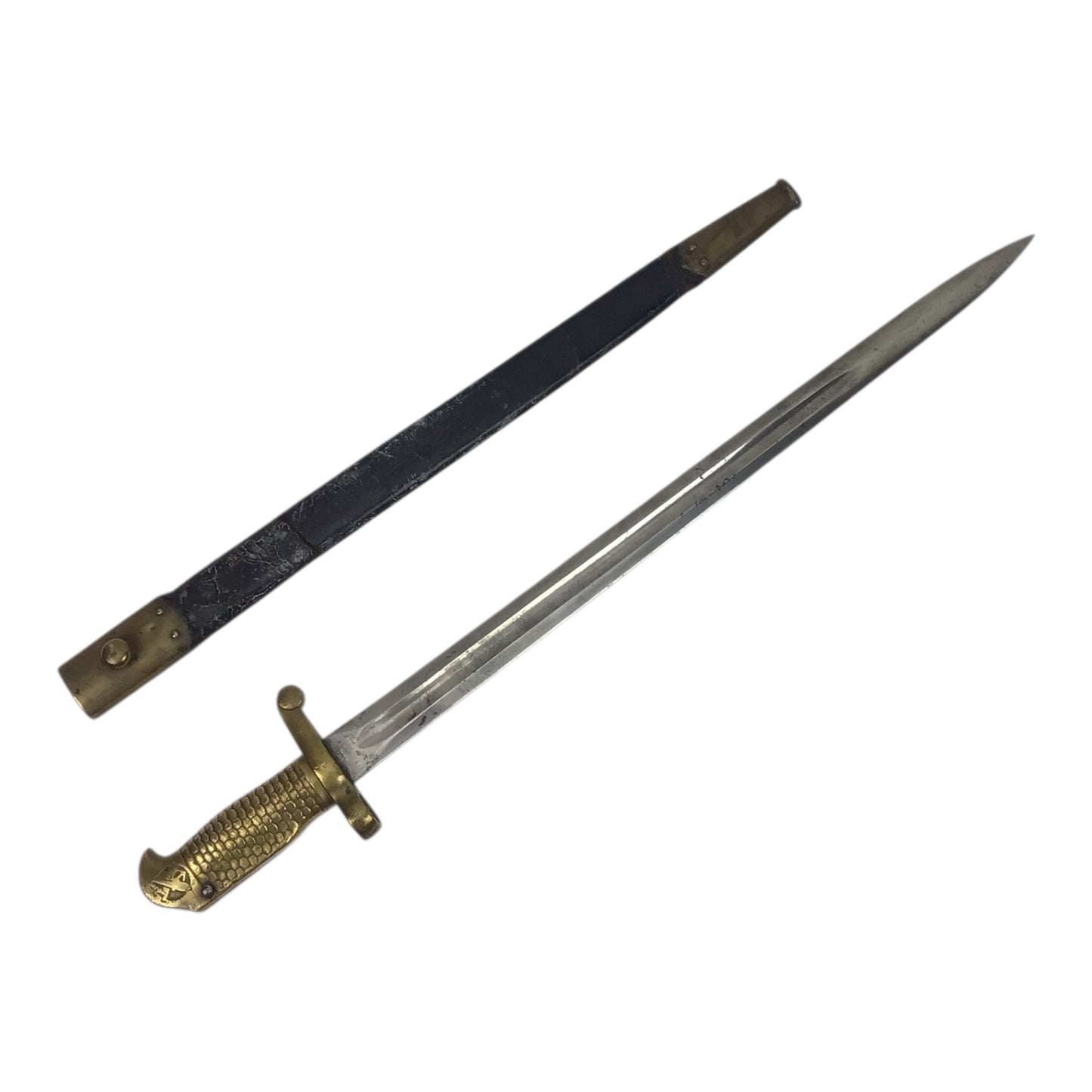 Ames Manufacturing Co. USN GGS Model 1870 Type 2 Naval Sword Bayonet