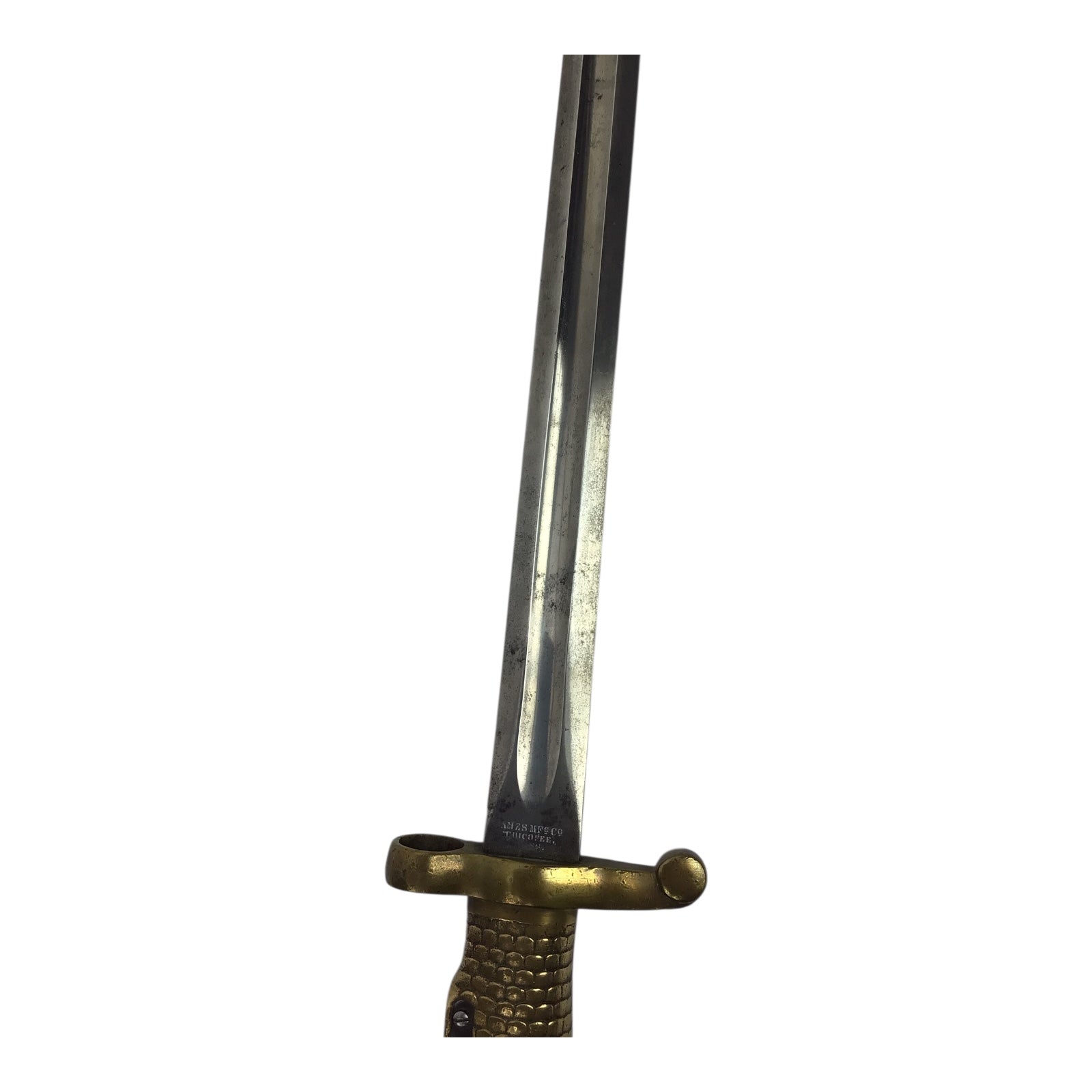 Ames Manufacturing Co. USN GGS Model 1870 Type 2 Naval Sword Bayonet