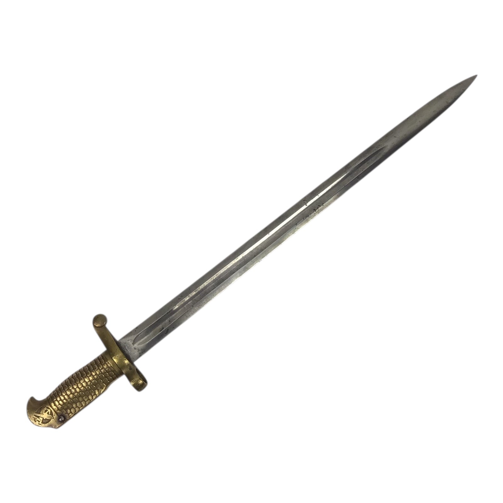 Ames Manufacturing Co. USN GGS Model 1870 Type 2 Naval Sword Bayonet