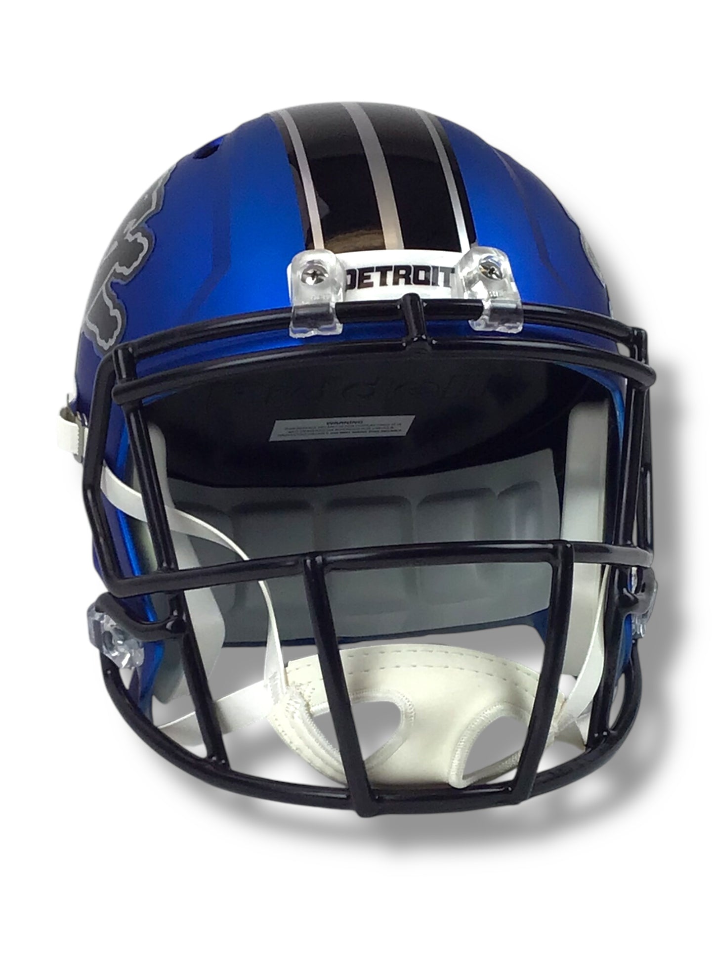 Amon-Ra St. Brown Signed Detroit Lions 2024 Blue Full Size Speed Helmet Beckett