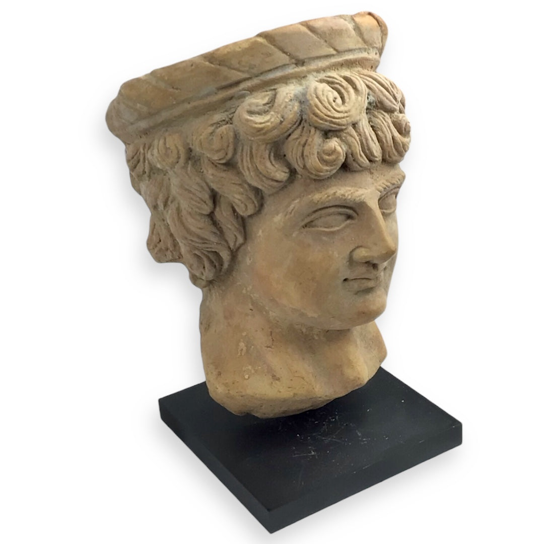 Ancient Greek Terracotta Head – Likely a Goddess or Noble Lady, ca. 500 B.C.E.