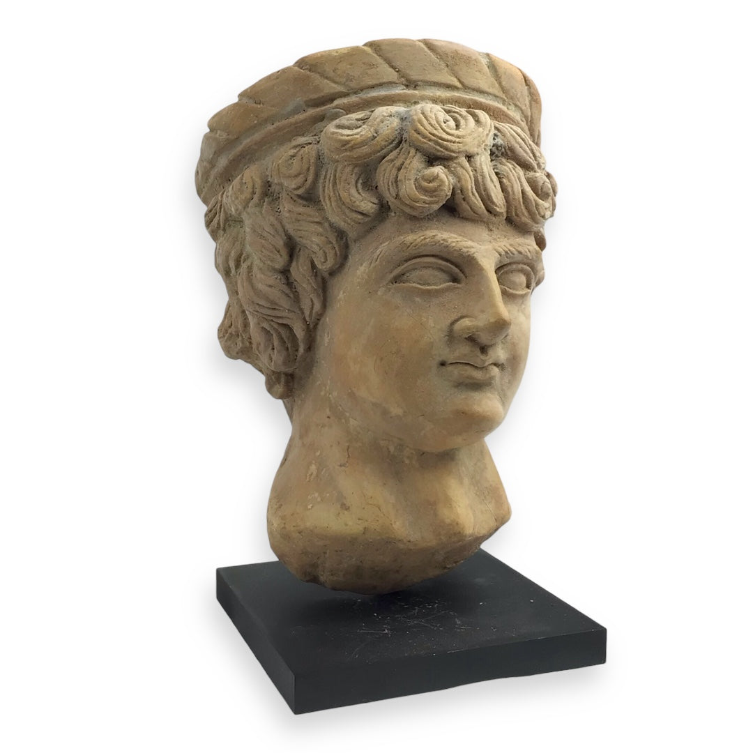 Ancient Greek Terracotta Head – Likely a Goddess or Noble Lady, ca. 500 B.C.E.