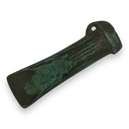 Ancient Luristan Bronze Loop-Handled Socketed Axe - ca. 2000-1000 B.C.