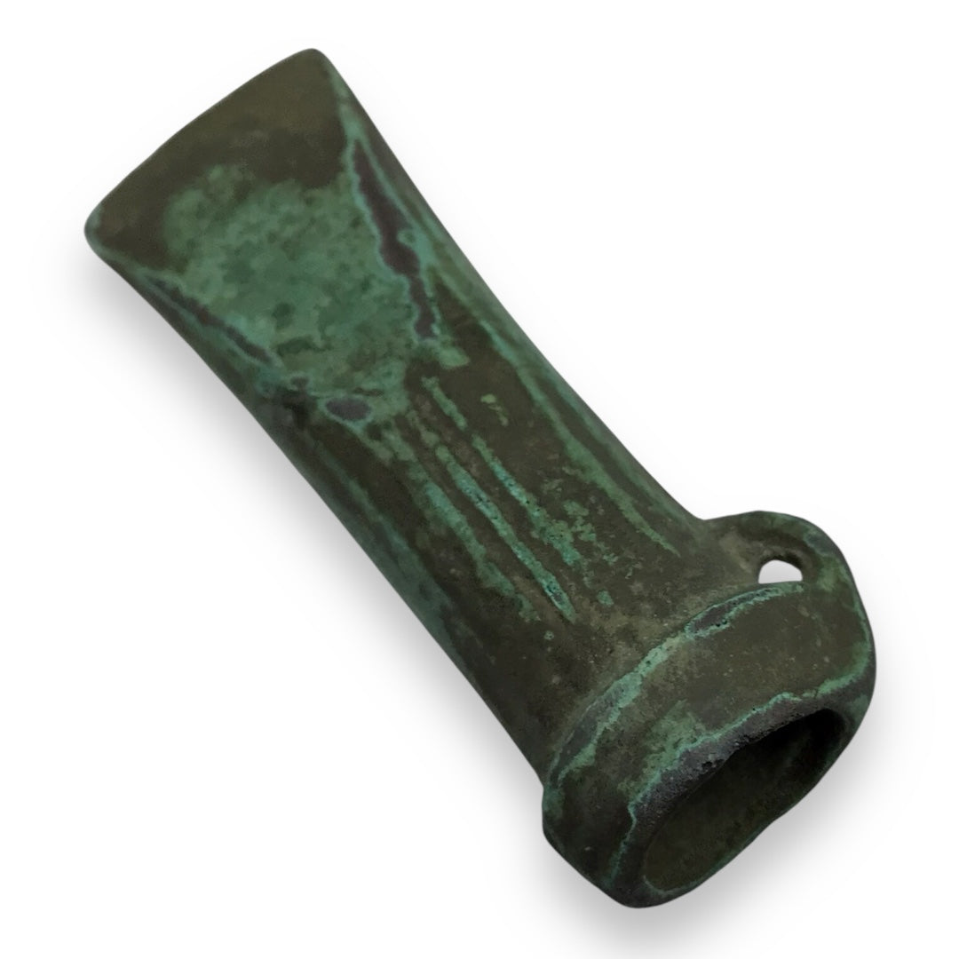 Ancient Luristan Bronze Loop-Handled Socketed Axe - ca. 2000-1000 B.C.