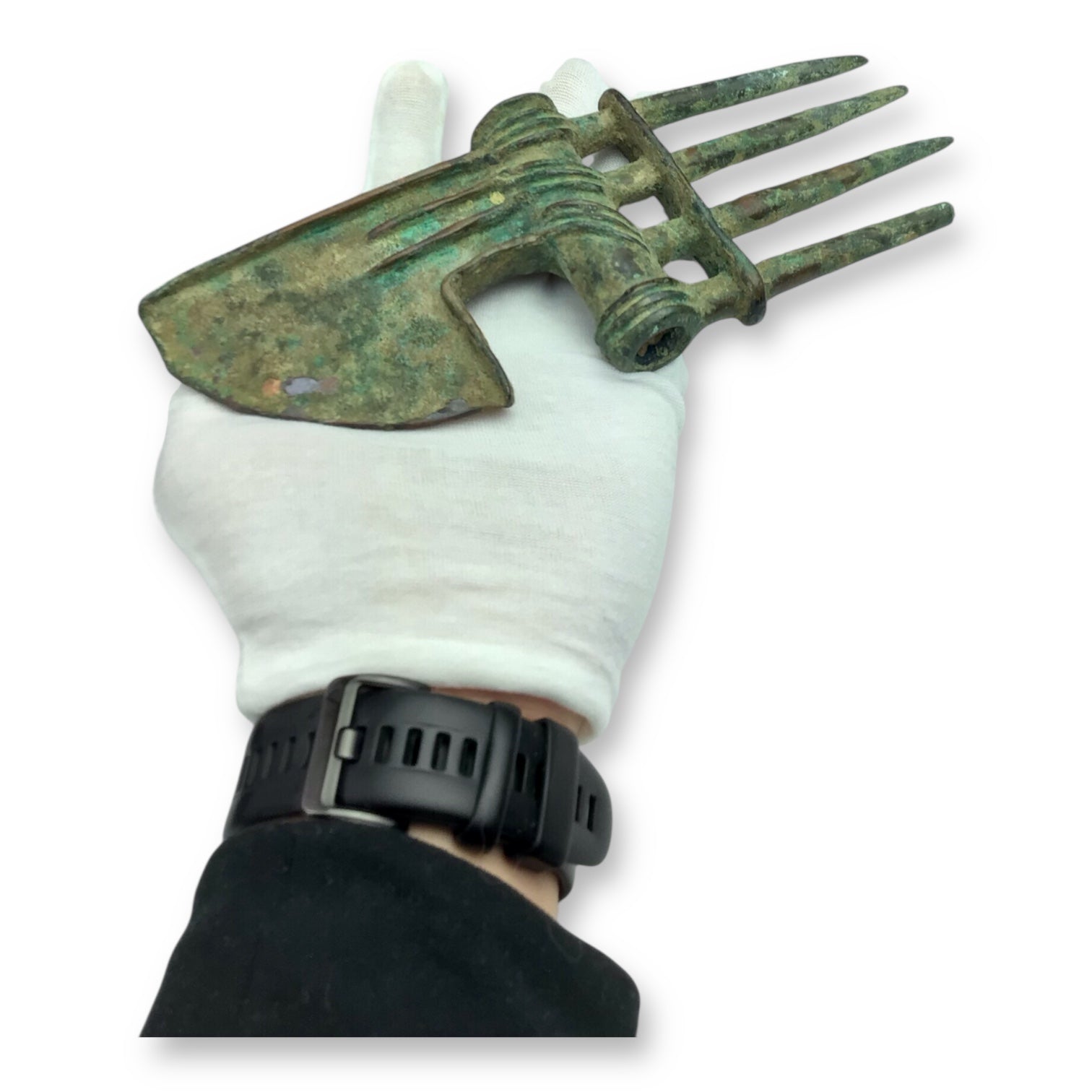 Ancient Luristan Bronze Spike-Butted Axe Head, ca. 1200-800 BCE