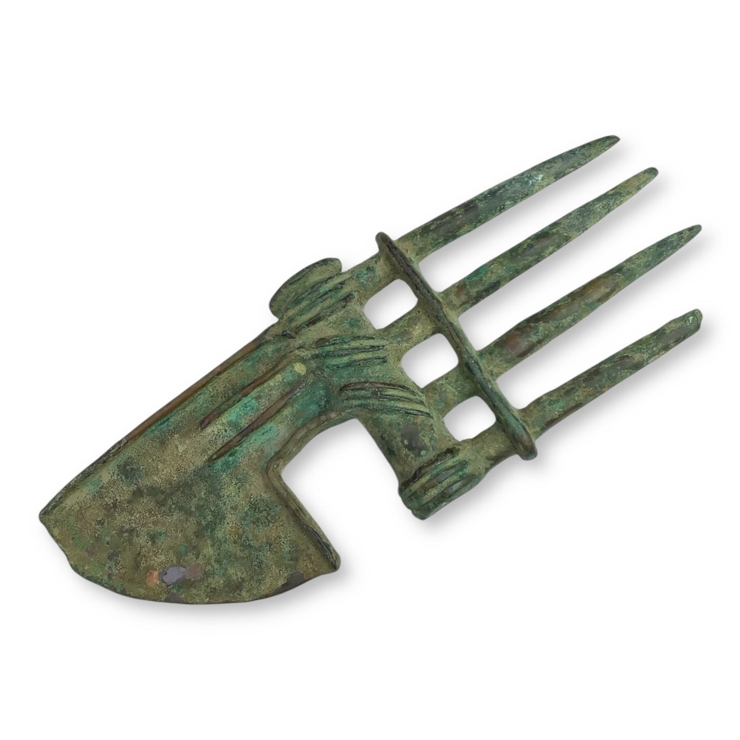 Ancient Luristan Bronze Spike-Butted Axe Head, ca. 1200-800 BCE