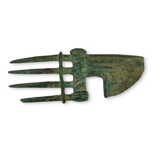 Ancient Luristan Bronze Spike-Butted Axe Head, ca. 1200-800 BCE