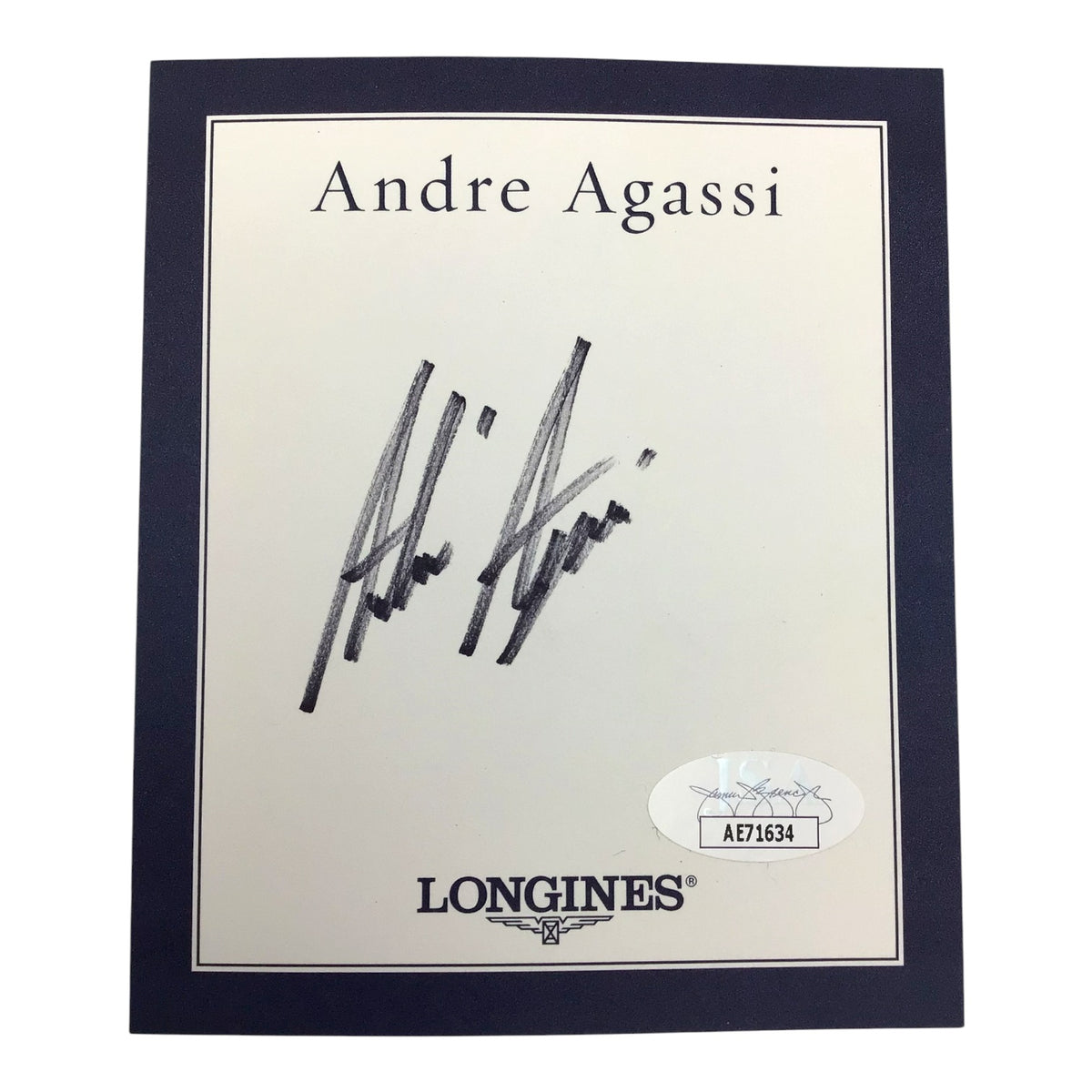 Andre Agassi Signed Open: An Autobiography – 2009 Hardcover with Dust Jacket