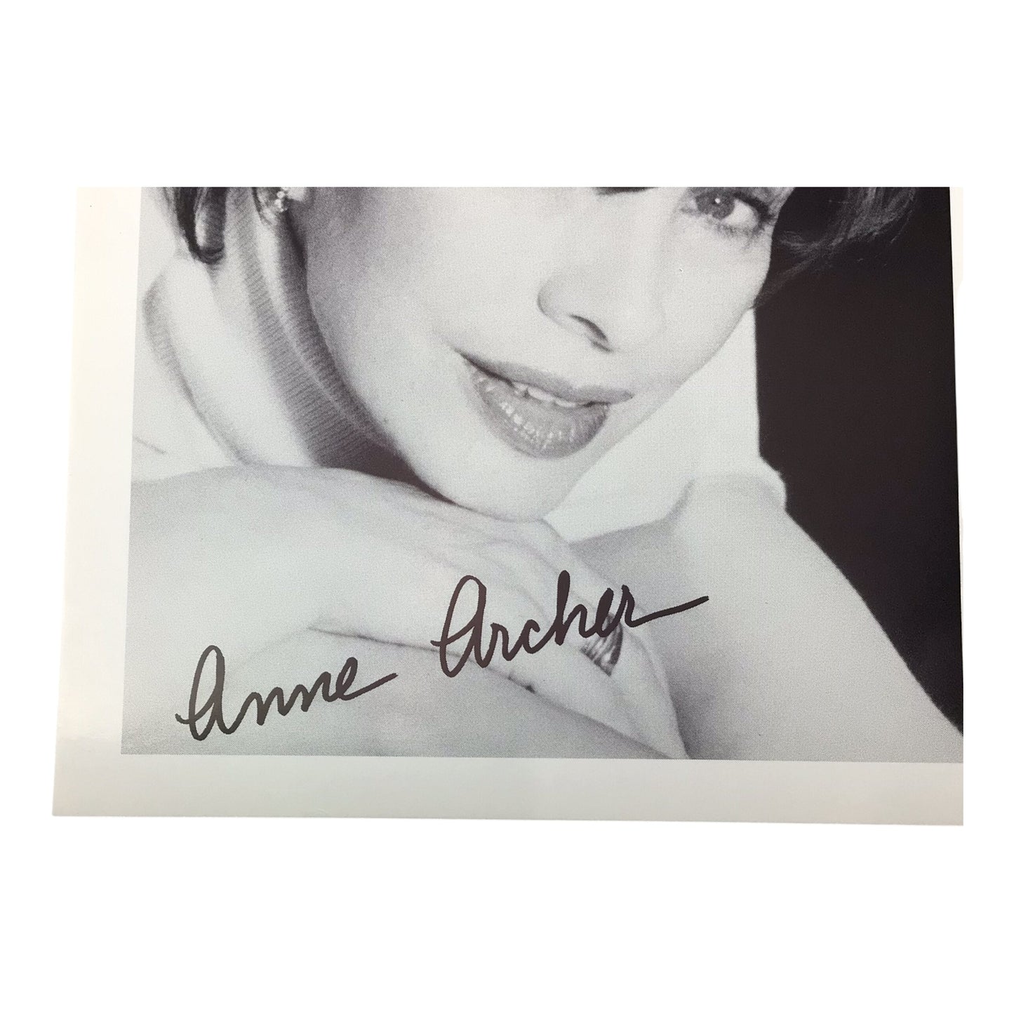 Anne Archer Photograph Featuring Signature with Postmarked Envelope