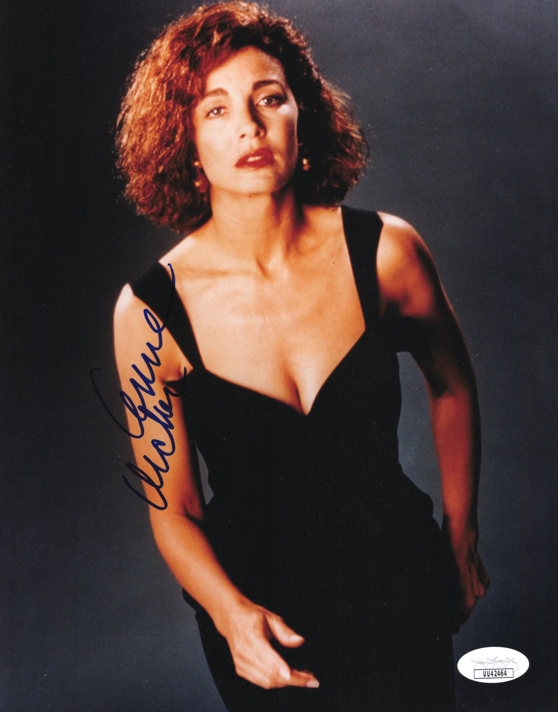 Anne Archer Signed Photo 8x10, Anne Archer Autograph in Black Dress, Rare Picture, JSA and PSA Letter Double Certified Authentic UU42464
