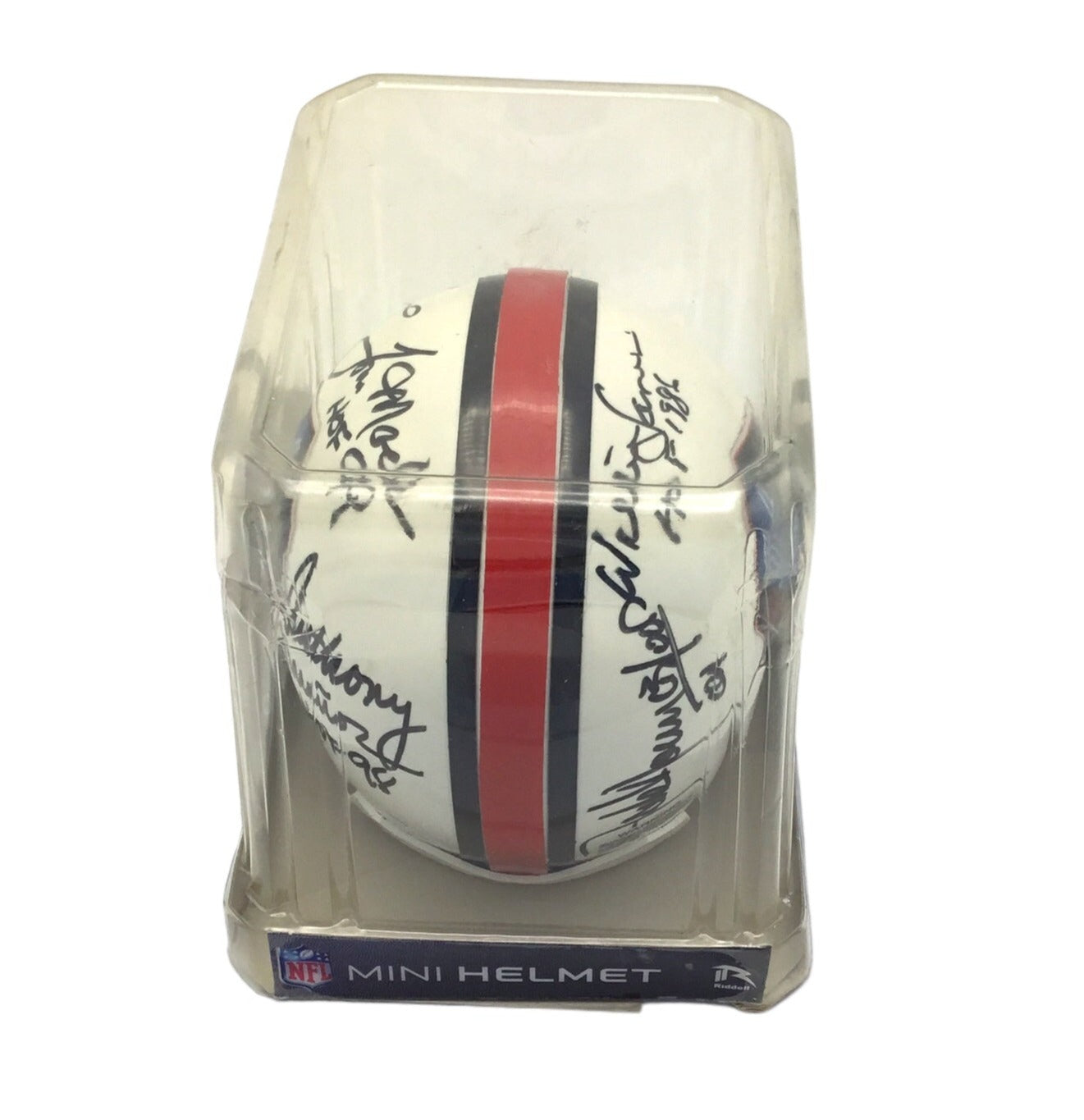 Anthony Munoz Autographed + 5 Others Multiple Teams Hall of Fame Football Mini Helmet