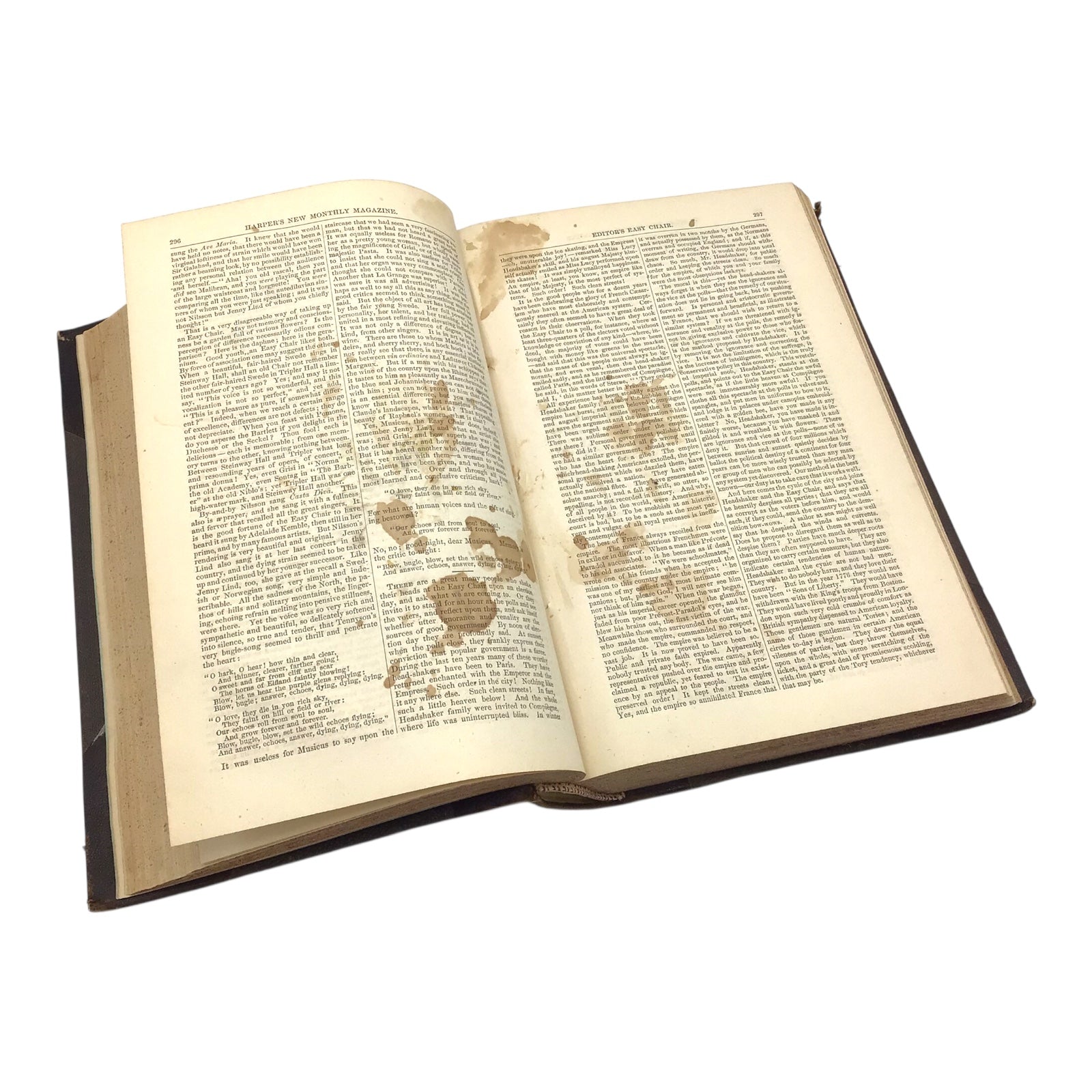 Antique Bound Volume of Harper’s New Monthly Magazine - Volume XLII (42)